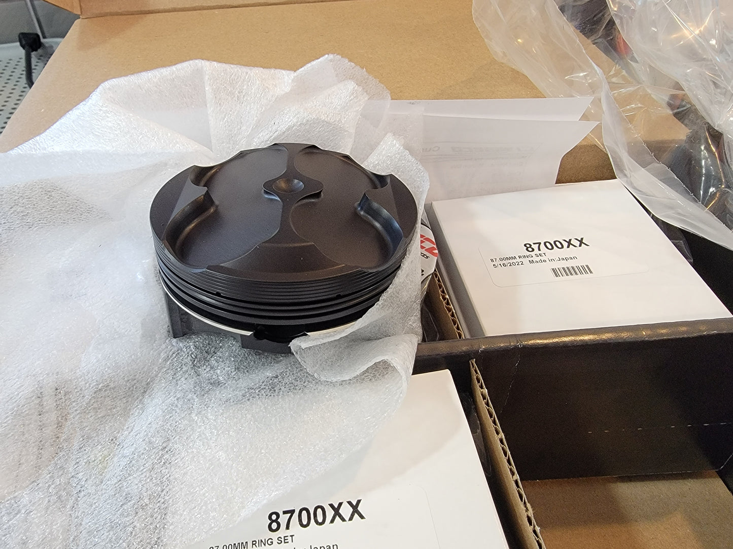 RRD M50/S50/M52/S52 Forged Racing Pistons, 138mm Honda Rod