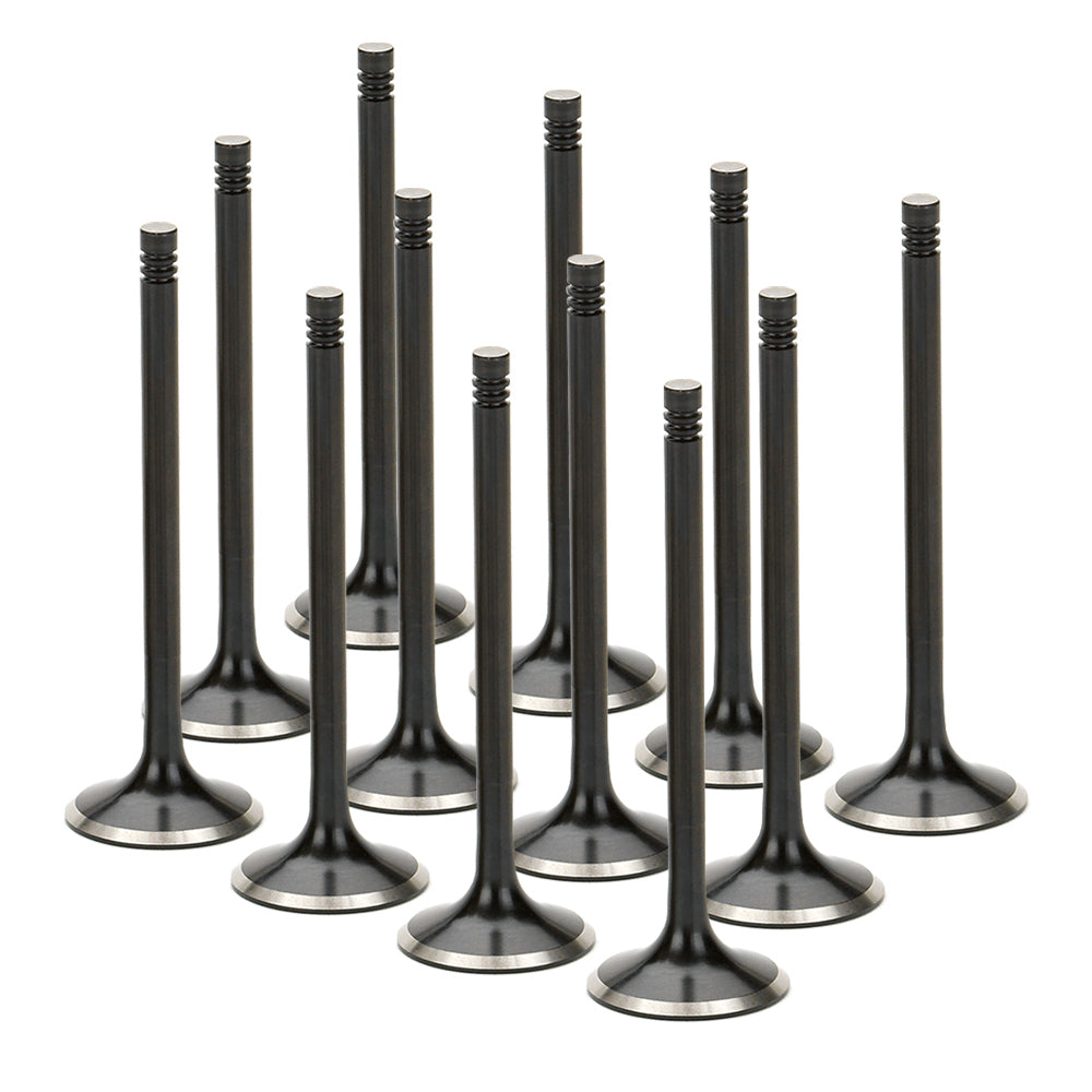 Supertech Stock STD Size Black Nitride Exhaust Valves